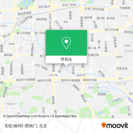 彩虹城4区-西南门地图