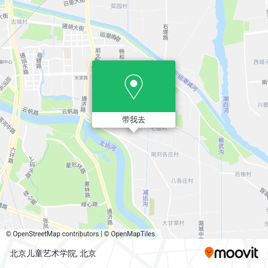 北京儿童艺术学院地图