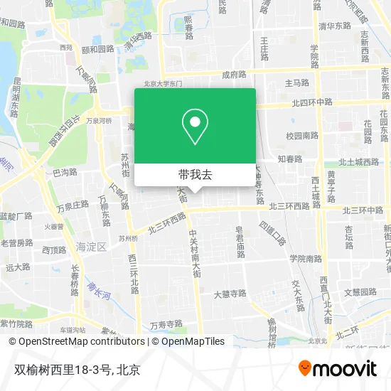 双榆树西里18-3号地图