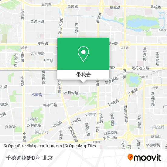 千禧购物街D座地图