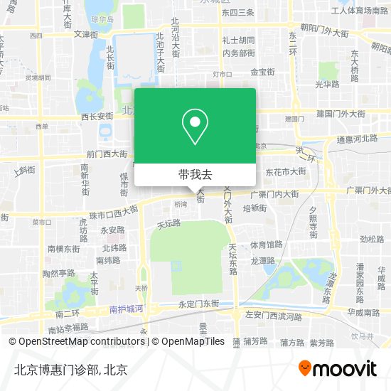 北京博惠门诊部地图