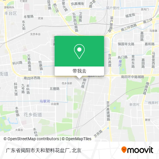 广东省揭阳市天和塑料花盆厂地图