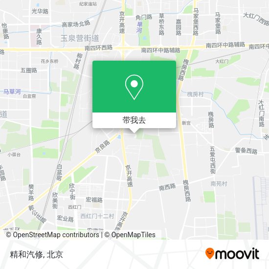 精和汽修地图