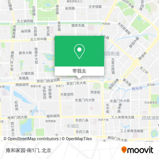 雍和家园-南1门地图