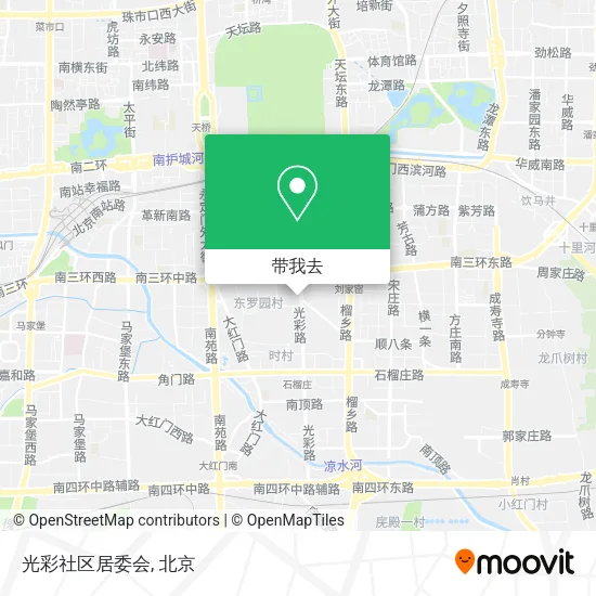 光彩社区居委会地图