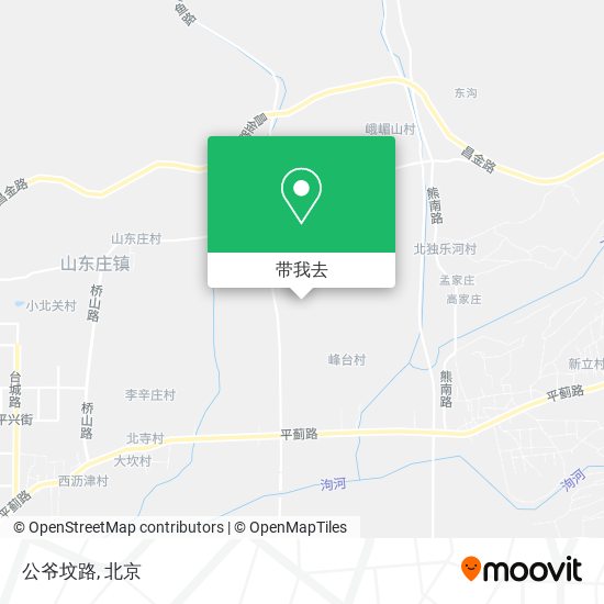 公爷坟路地图
