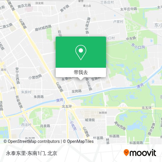 永泰东里-东南1门地图