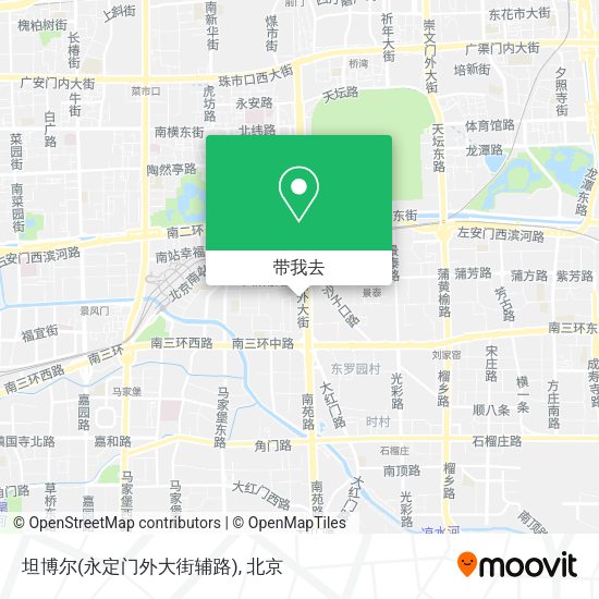 坦博尔(永定门外大街辅路)地图