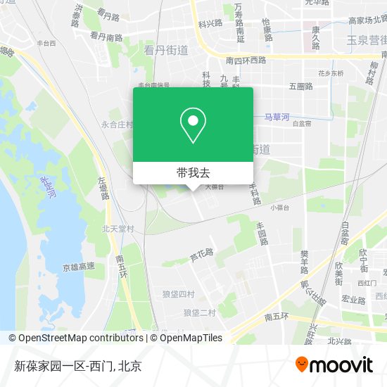 新葆家园一区-西门地图