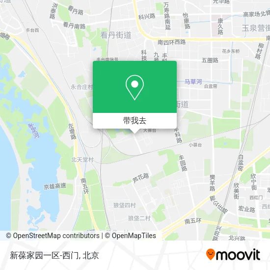 新葆家园一区-西门地图