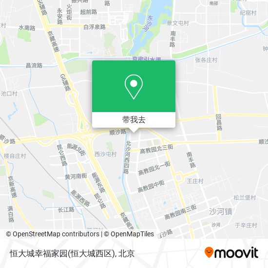 恒大城幸福家园(恒大城西区)地图