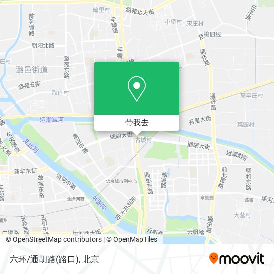 六环/通胡路(路口)地图