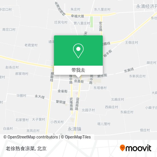 老徐熟食凉菜地图