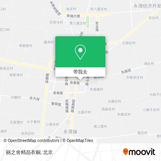 丽之舍精品衣橱地图