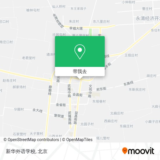 新华外语学校地图