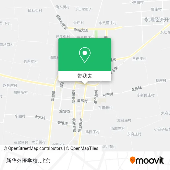 新华外语学校地图