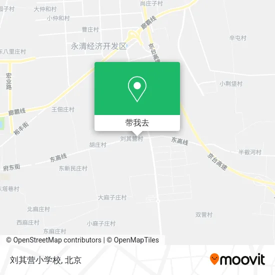 刘其营小学校地图