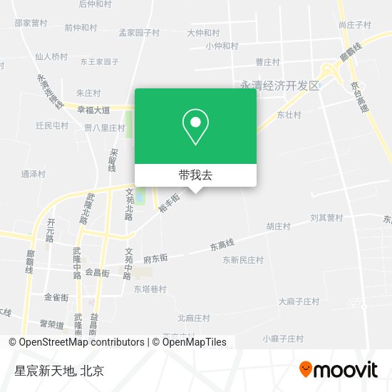 星宸新天地地图