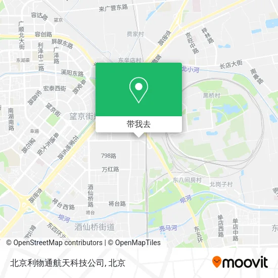 北京利物通航天科技公司地图
