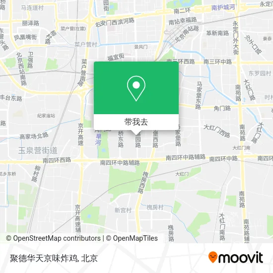 聚德华天京味炸鸡地图