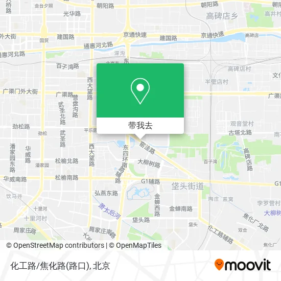 化工路/焦化路(路口)地图