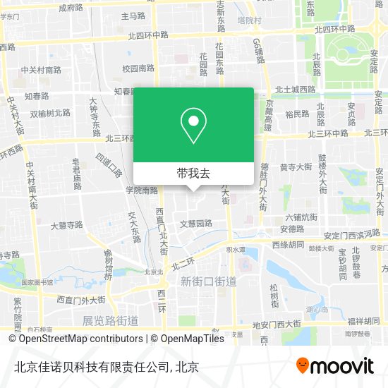 北京佳诺贝科技有限责任公司地图