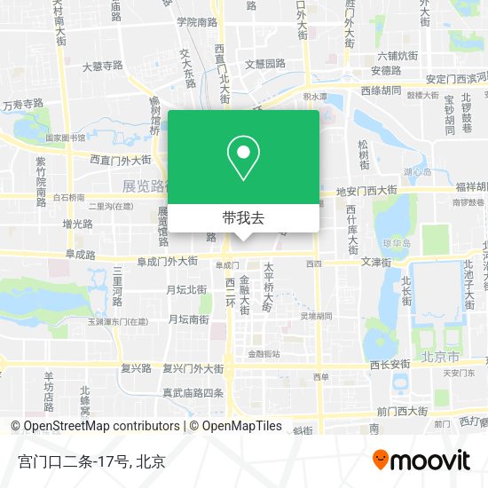 宫门口二条-17号地图