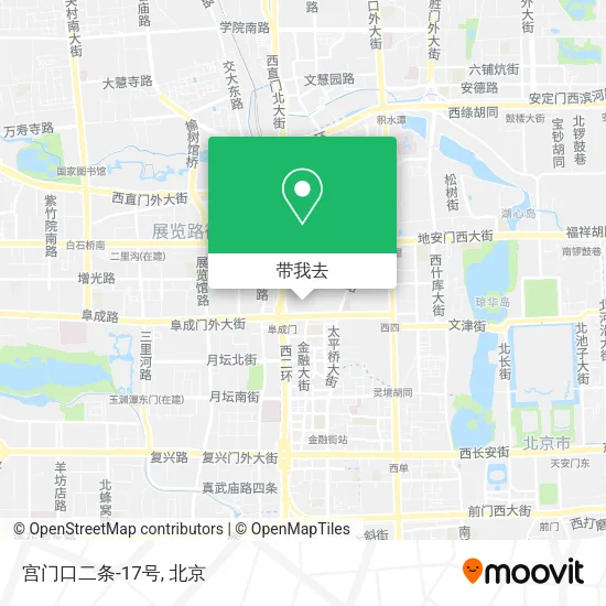 宫门口二条-17号地图