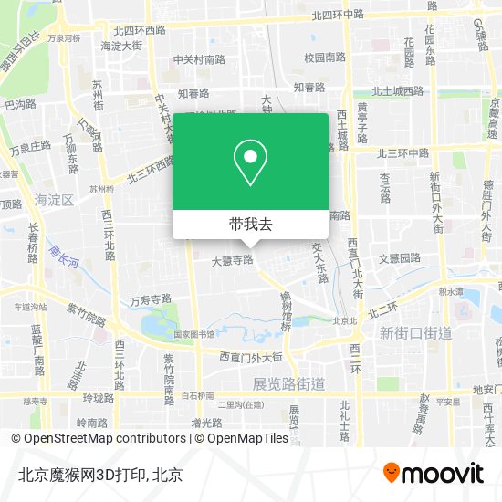 北京魔猴网3D打印地图