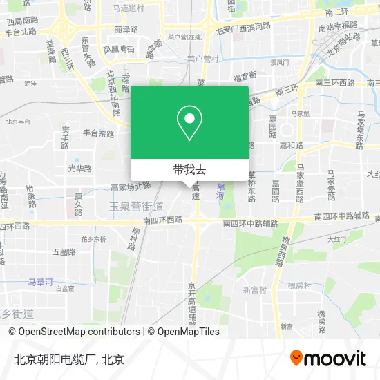 北京朝阳电缆厂地图