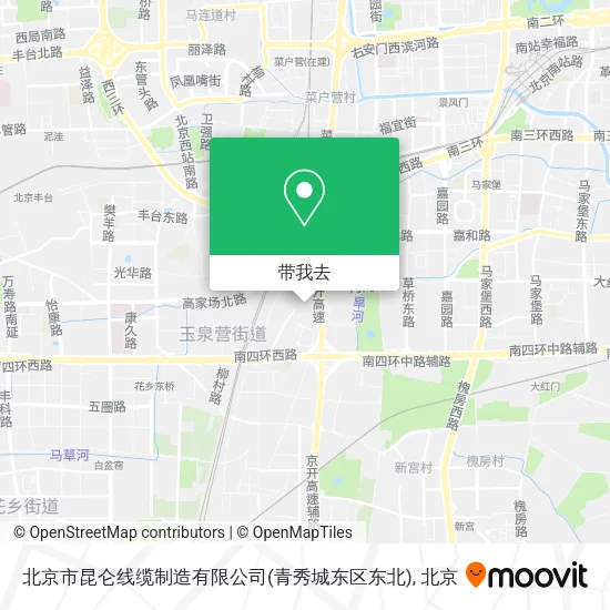 北京市昆仑线缆制造有限公司(青秀城东区东北)地图