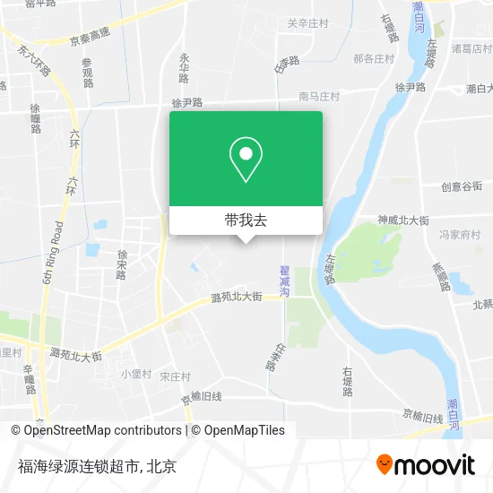 福海绿源连锁超市地图
