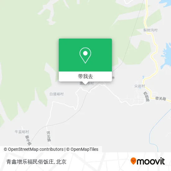 青鑫增乐福民俗饭庄地图