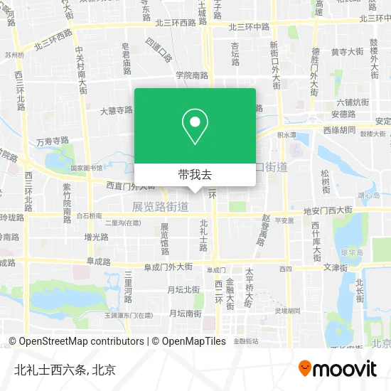 北礼士西六条地图