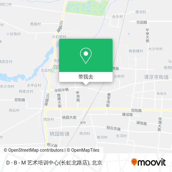 D - B - M 艺术培训中心(长虹北路店)地图
