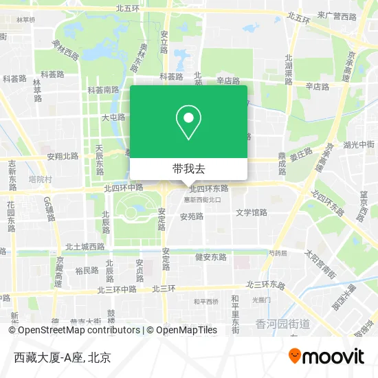 西藏大厦-A座地图