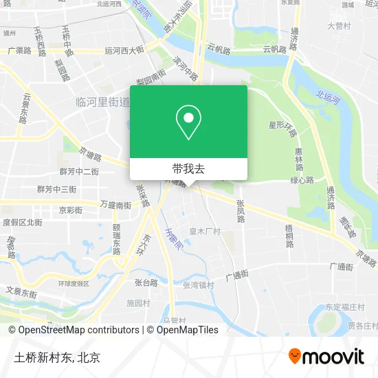土桥新村东地图