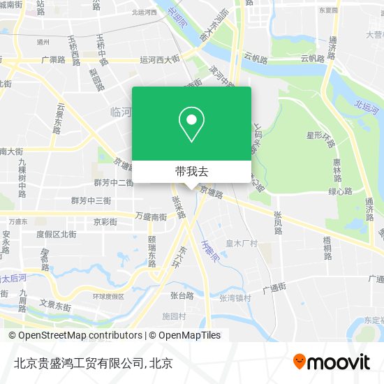 北京贵盛鸿工贸有限公司地图