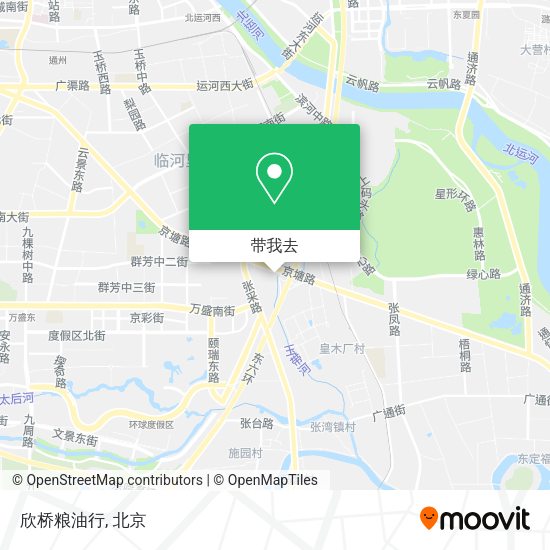 欣桥粮油行地图