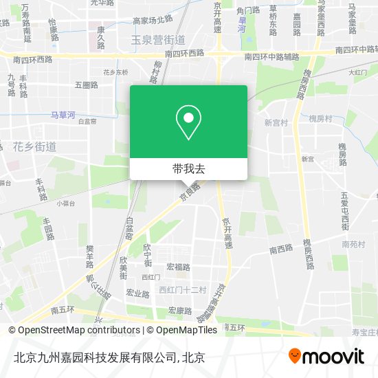 北京九州嘉园科技发展有限公司地图