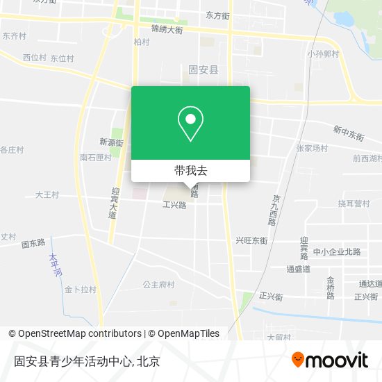 固安县青少年活动中心地图