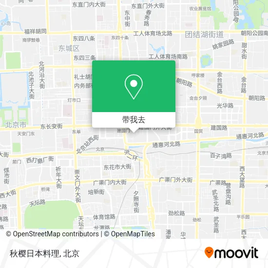 秋樱日本料理地图