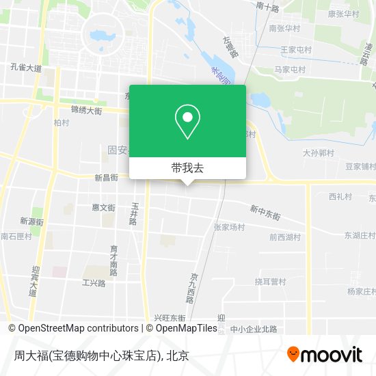 周大福(宝德购物中心珠宝店)地图