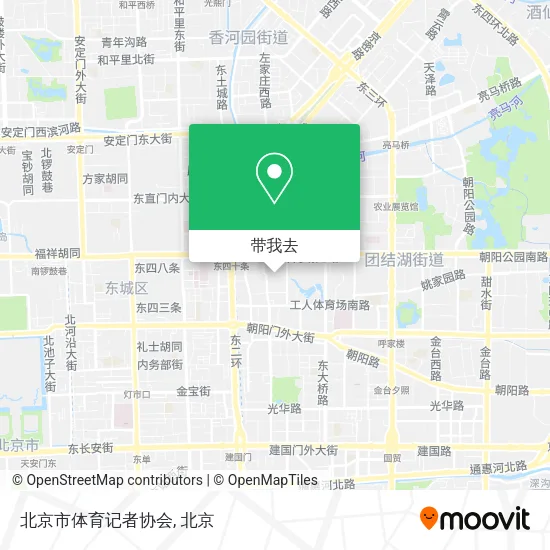 北京市体育记者协会地图