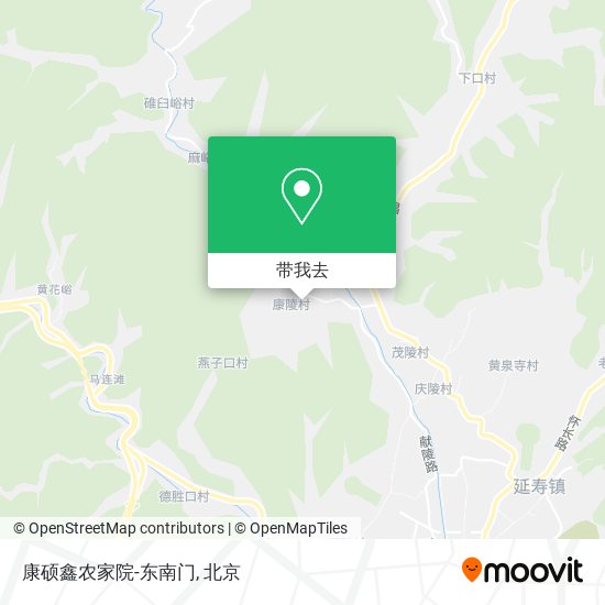 康硕鑫农家院-东南门地图