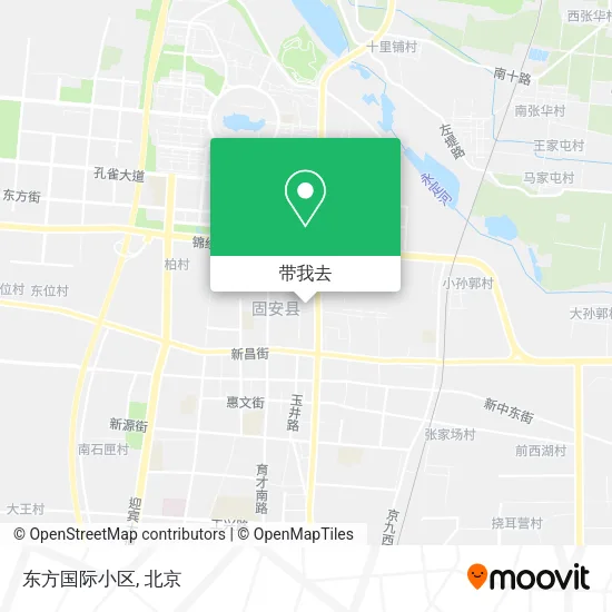 东方国际小区地图