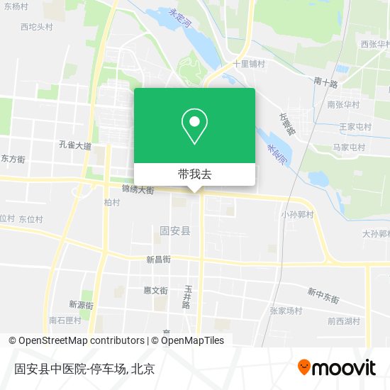 固安县中医院-停车场地图