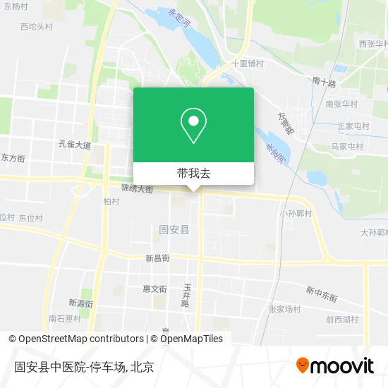 固安县中医院-停车场地图