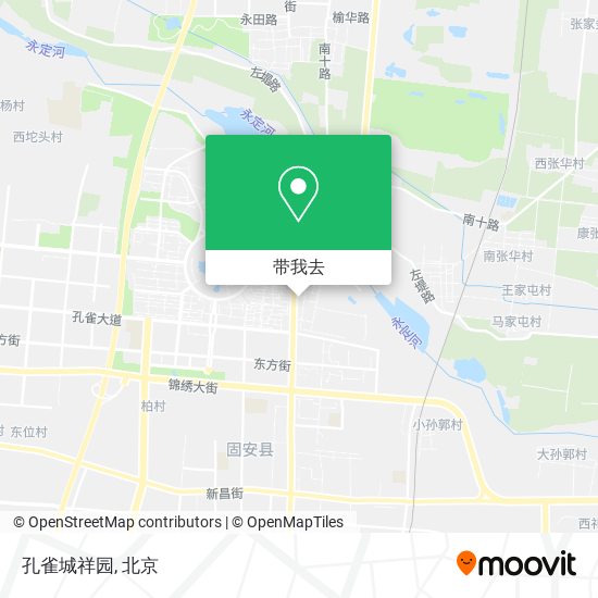 孔雀城祥园地图