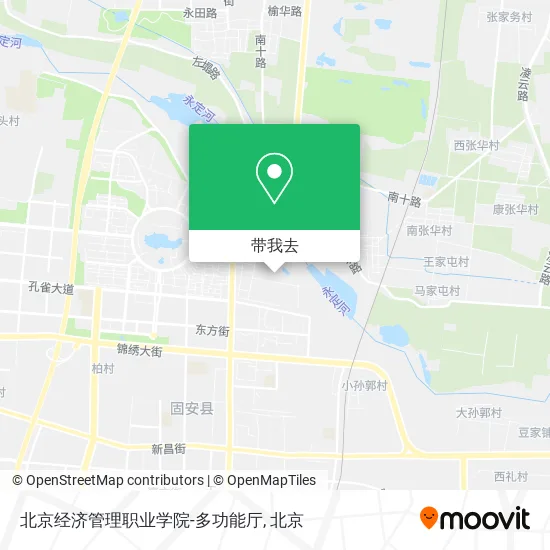 北京经济管理职业学院-多功能厅地图